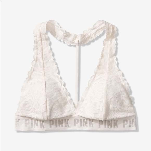 VS PINK Lace Halter Bralette - Picture 1 of 4